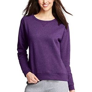 NWT Hanes soft purple crewneck sweatshirt women’s XL